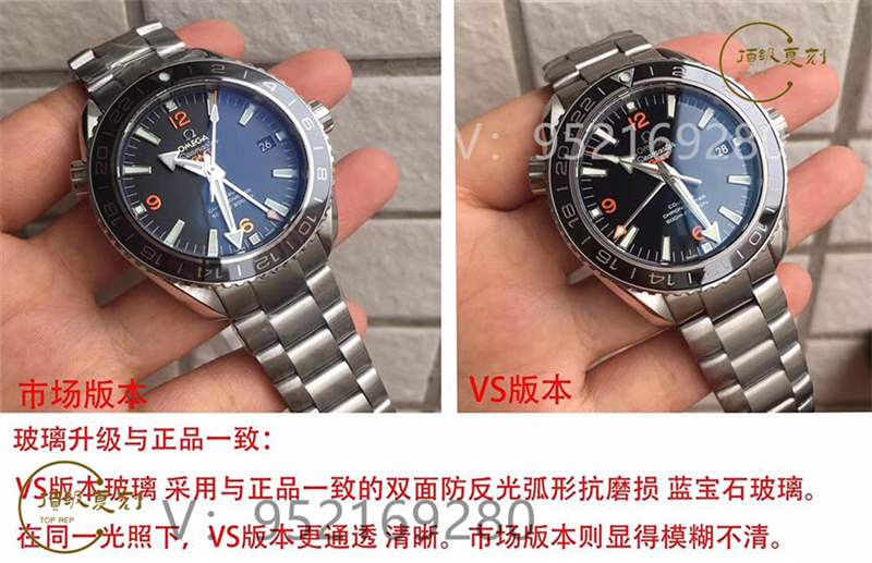 VS厂欧米茄海马600美好星球做工怎么样,对比市场版本值得买吗-复刻表