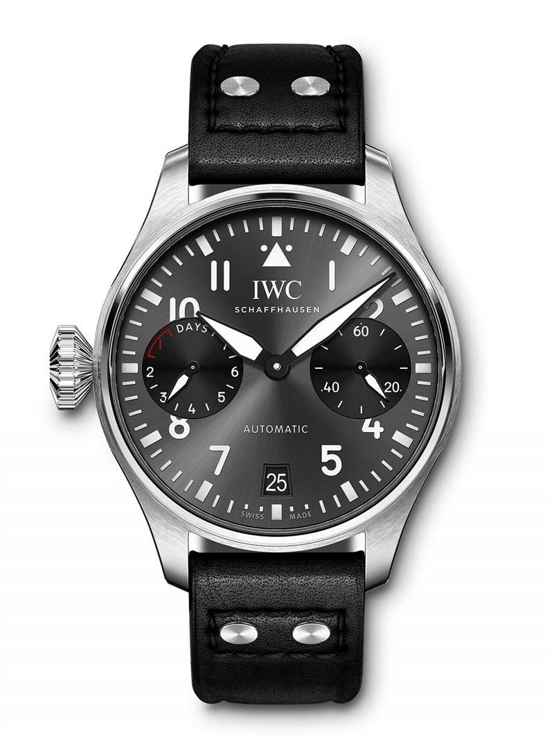 介绍:IWC Big Pilot 左撇子腕表IW501012-复刻表