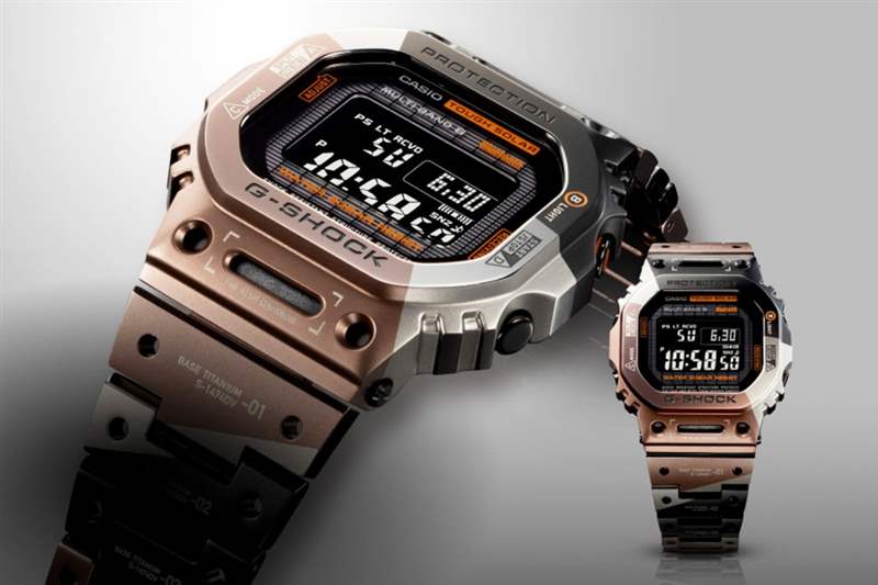 Casio 2022新表青墨MRG-B5000BA及迷彩GMW-B5000TVB型格登场-复刻表