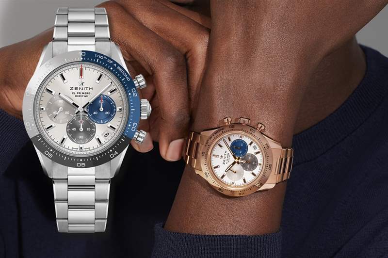 真力时2022新表面世三色陶瓷表圈Chronomaster Sport限量版运动表-复刻表
