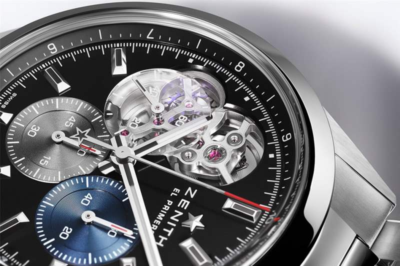 真力时2022新表面世三色陶瓷表圈Chronomaster Sport限量版运动表-复刻表