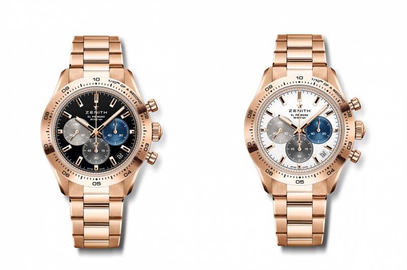 真力时2022新表面世三色陶瓷表圈Chronomaster Sport限量版运动表-复刻表