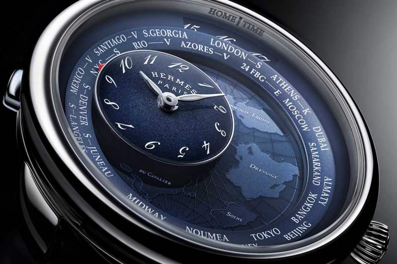 Hermès Arceau Le temps voyageur 将世界的时光都呈现在流转间-复刻表