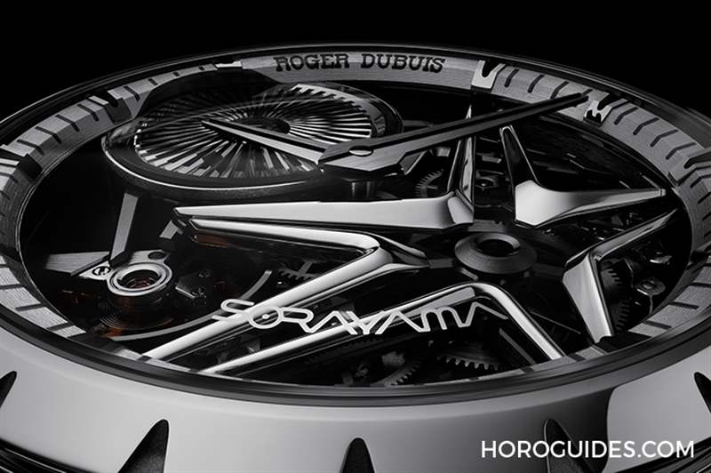ROGER DUBUIS - 這款自動盤轉起來很迷幻！ Roger Dubuis攜手空山基推出Excalibur Sorayama Monobalancier腕表