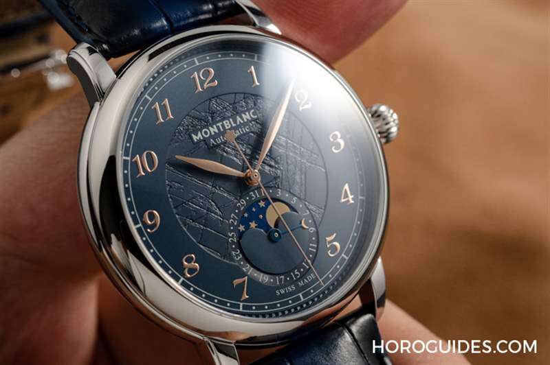 MONTBLANC - 冰川纹蓝面，暮色下的白朗峰顶印象｜Montblanc明星传承系列限量新作