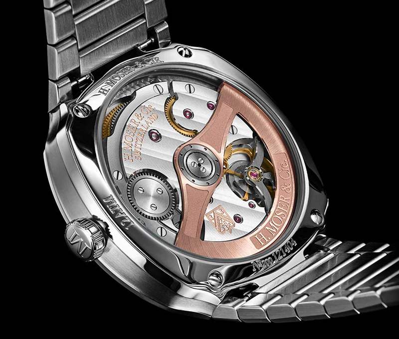H. MOSER & CIE 流线型中心秒针-复刻表