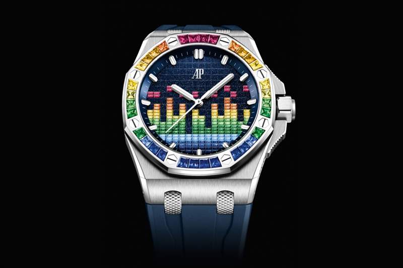 Audemars Piguet爱彼最新Royal Oak Offshore Selfwinding Music Edition|大胆将腕表化作Equalizer-复刻表