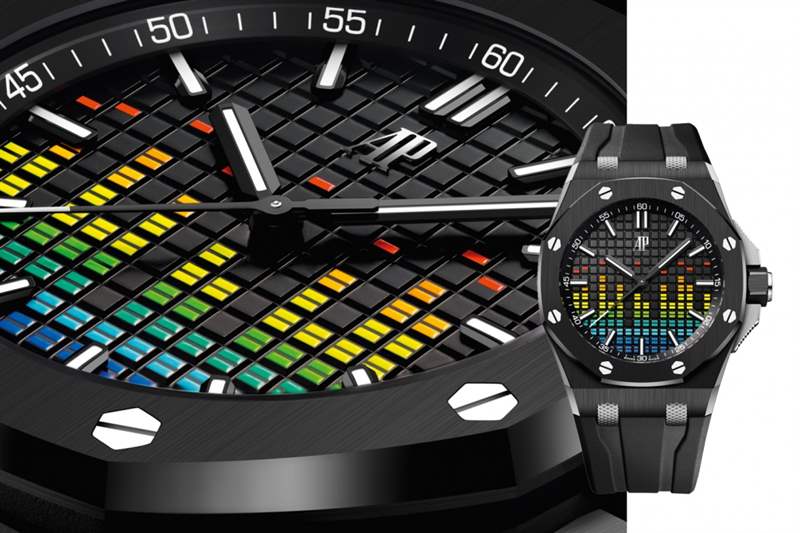 Audemars Piguet爱彼最新Royal Oak Offshore Selfwinding Music Edition|大胆将腕表化作Equalizer-复刻表