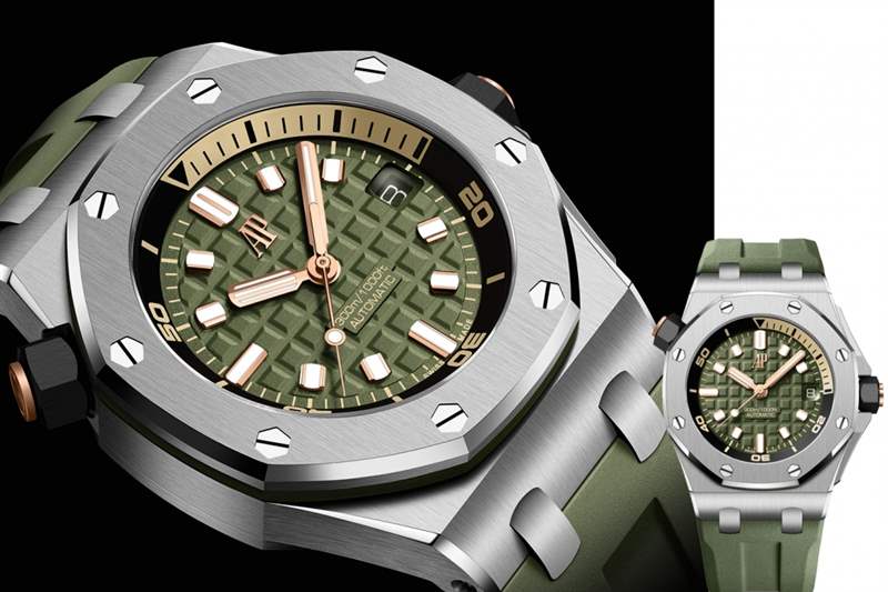 Audemars Piguet爱彼2021年最新Royal Oak Offshore Diver潜水表-复刻表