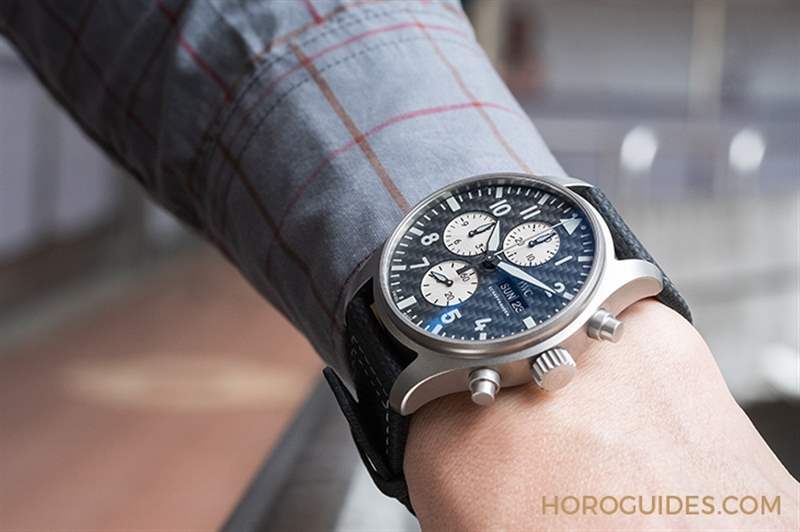 帮你试戴! IWC 飞行员计时码表AMG特别版-复刻表
