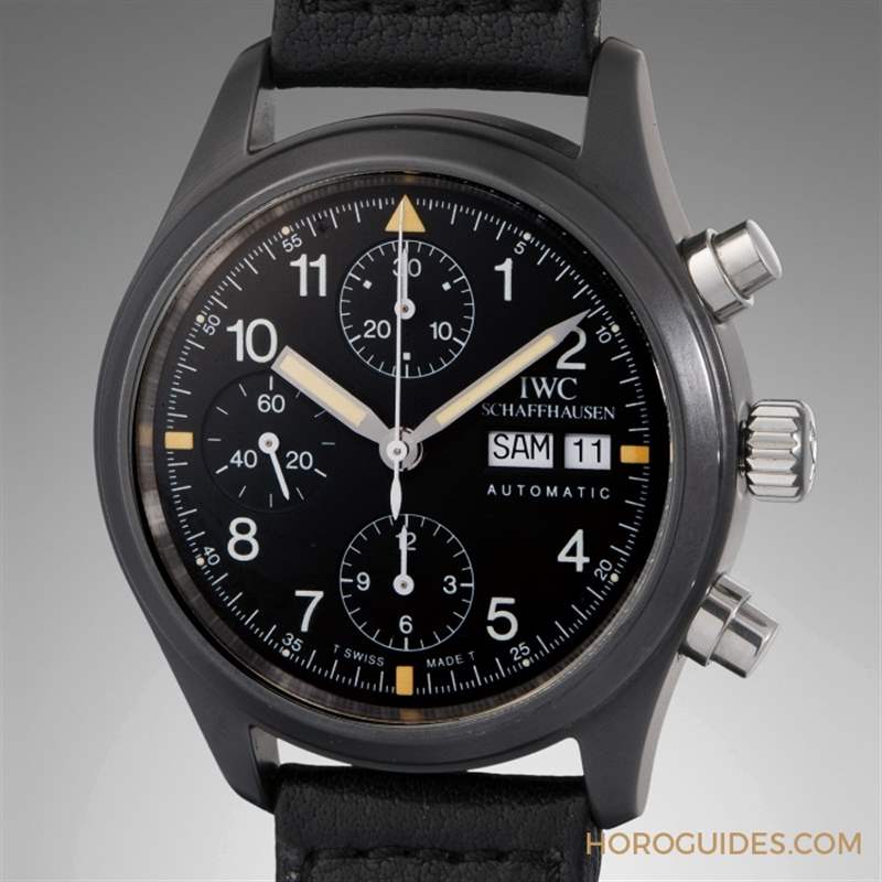 致敬传奇黑陶瓷先驱| IWC 飞行员计时腕表「致敬3705」特别版-复刻表