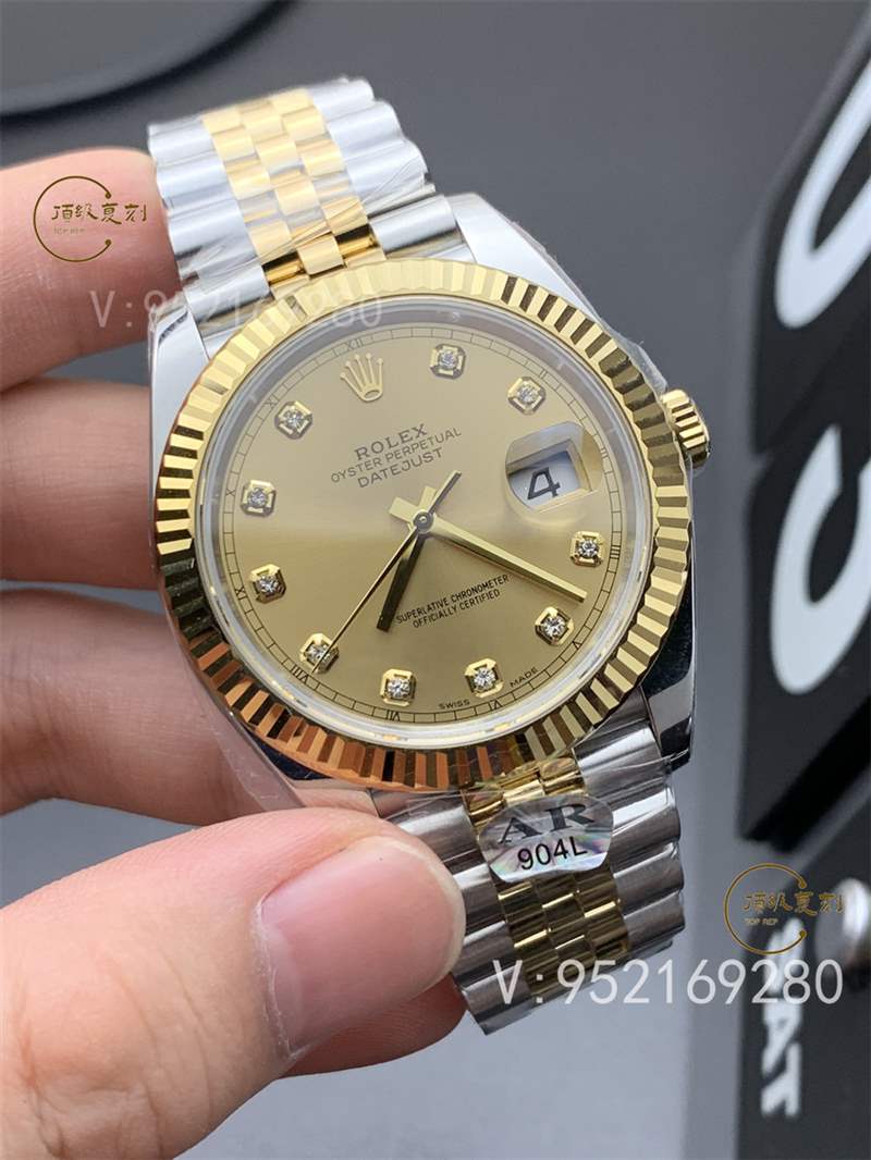 AR厂劳力士日志41mm间金款复刻表做工怎么样-复刻表