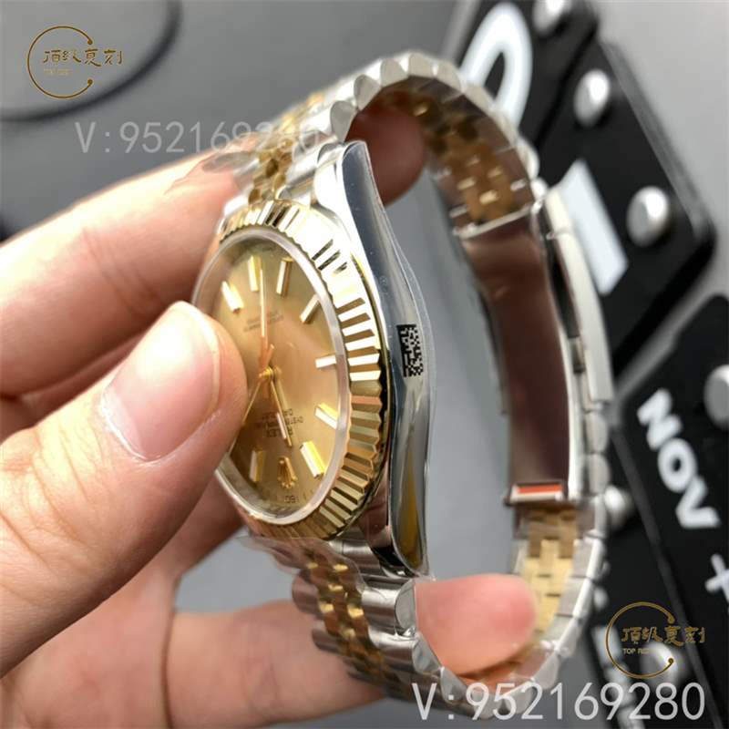 AR厂劳力士日志41mm间金款复刻表做工怎么样-复刻表