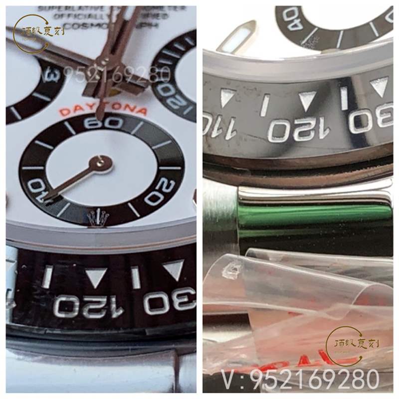 N厂劳力士4130迪通拿v3版对比v2版和正品复刻做工如何呢-复刻表