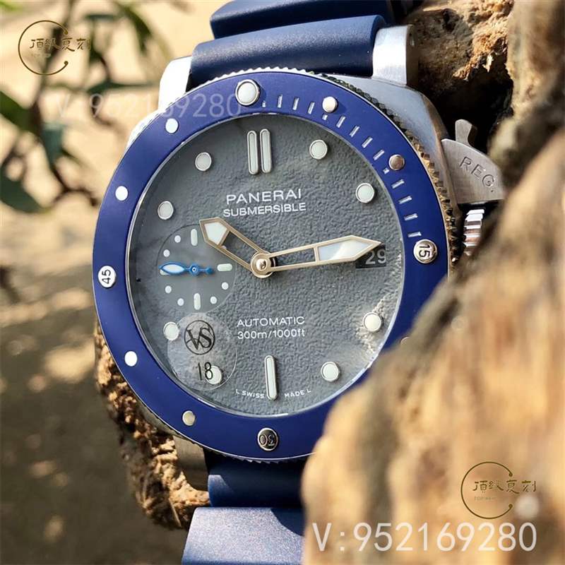 蓝色小海王-VS厂沛纳海pam00959评测具有年轻活力的蓝主角-复刻表