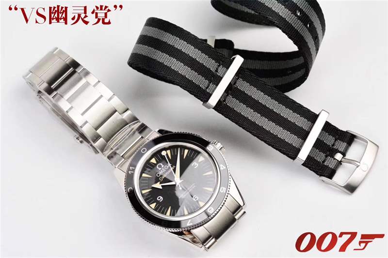 VS厂欧米茄海马007幽灵党复刻表评测,对比正品做工怎么样-复刻表