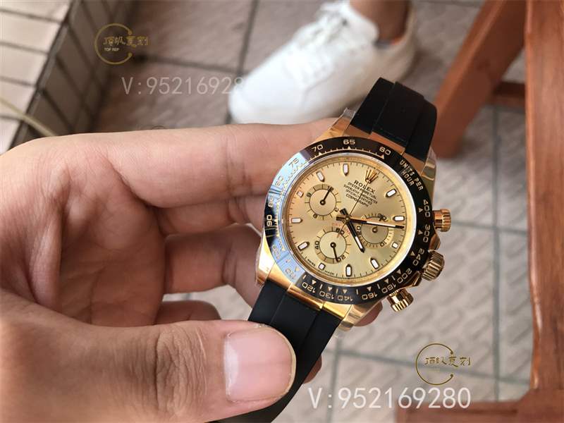 N厂劳力士迪通拿m116518ln间金胶带复刻表做工怎么样,内附实拍图-复刻表