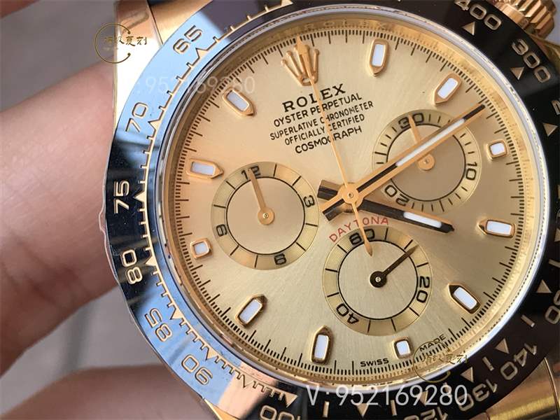 N厂劳力士迪通拿m116518ln间金胶带复刻表做工怎么样,内附实拍图-复刻表