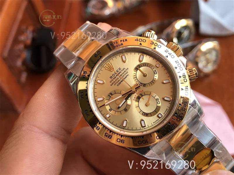 N厂复刻劳力士迪通拿m116503间金金盘做工怎么样,内附实拍图-复刻表