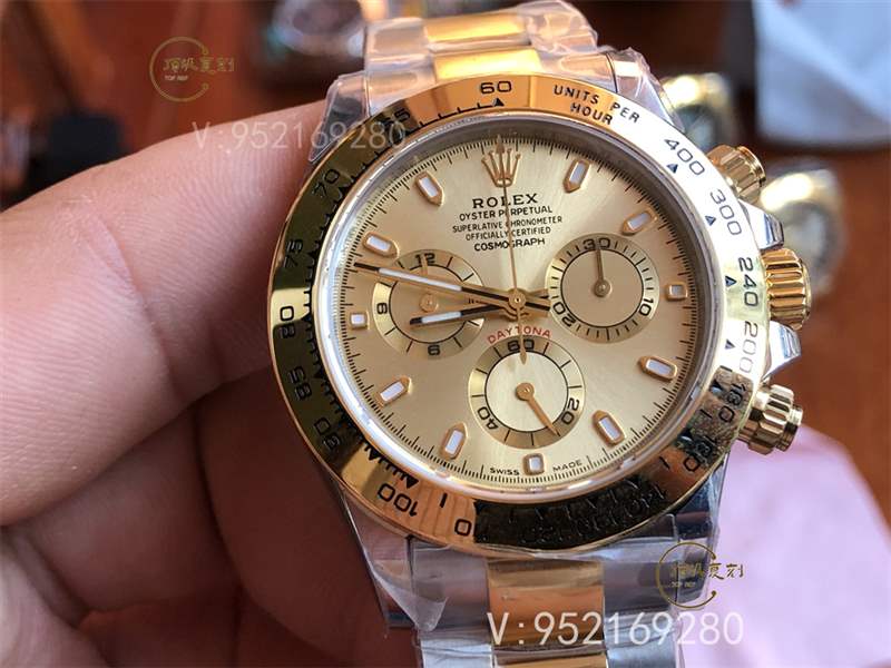 N厂复刻劳力士迪通拿m116503间金金盘做工怎么样,内附实拍图-复刻表