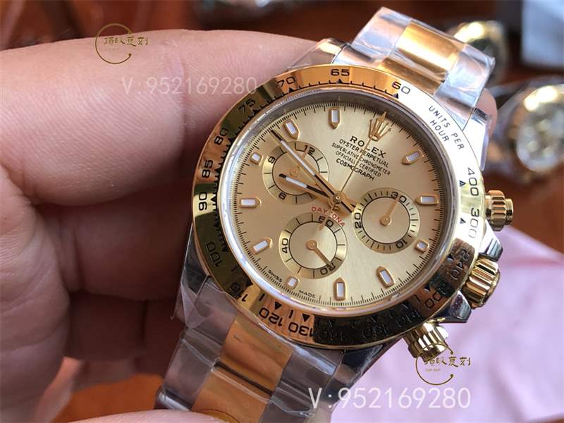 N厂复刻劳力士迪通拿m116503间金金盘做工怎么样,内附实拍图-复刻表