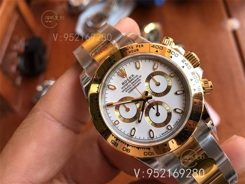 N厂复刻劳力士迪通拿间金白盘m116503腕表做工怎么样,内附实拍图-复刻表