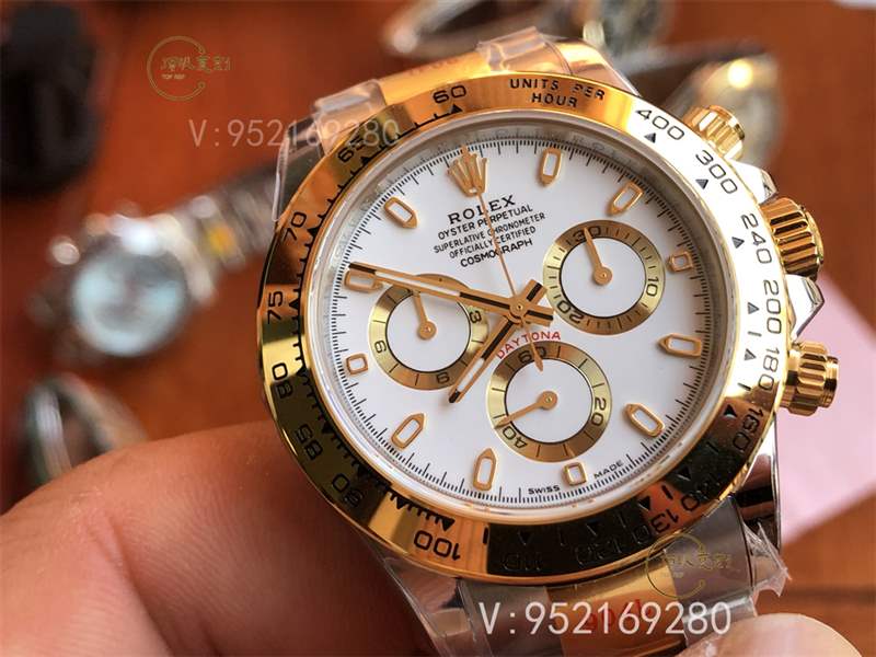 N厂复刻劳力士迪通拿间金白盘m116503腕表做工怎么样,内附实拍图-复刻表