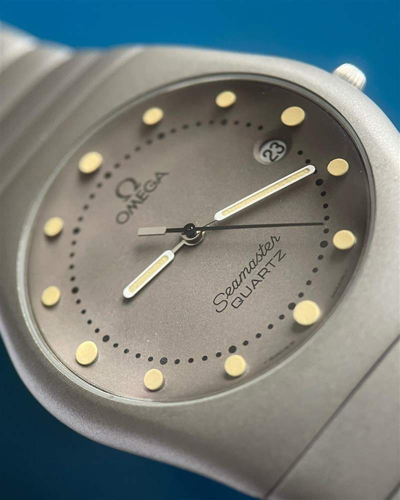 有錶友在IG分享Seamaster Recife，讓人驚覺最平價的歐米茄早在30多年前就出現過了。（IG@steviemac1040）