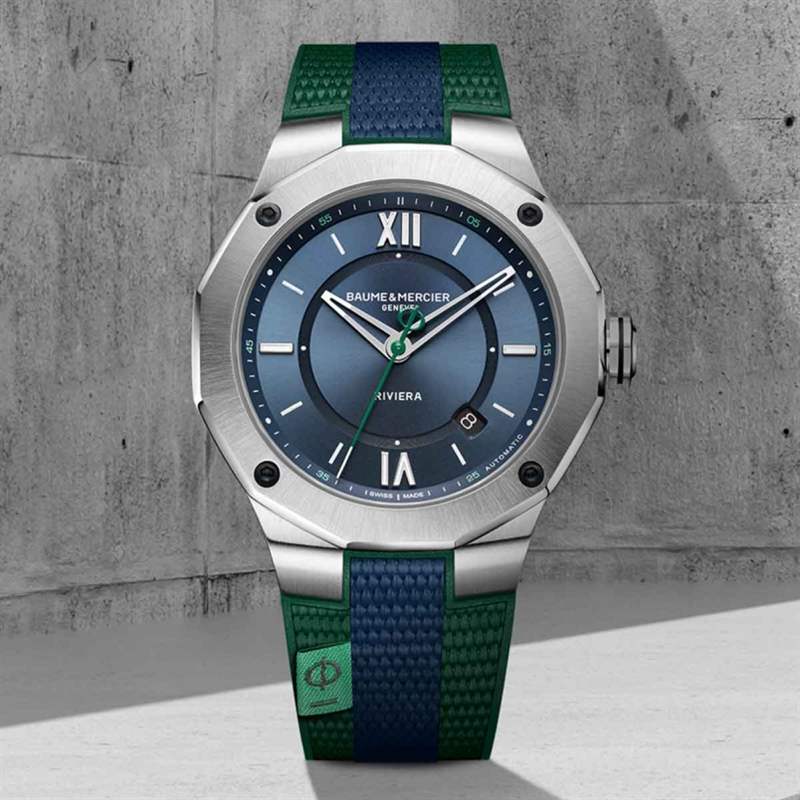 Riviera 10688 双色风格 Baume & Mercier 将属于夏天的色彩带到腕上-复刻表