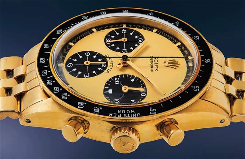富藝斯拍賣(mài)行將出售一款勞力士Paul Newman Daytona 6264 “El Limoncito”，在Paul Newman面盤(pán)樣式中，它的稀有程度堪稱圣杯等級(jí)。 （Source：Phillips）