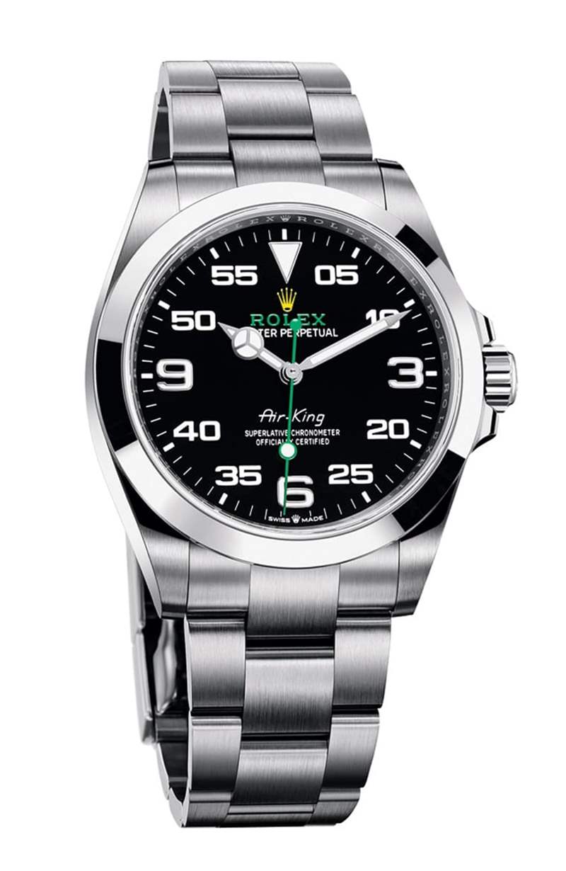 2. 蠔式鏈帶的中間鏈節(jié)加寬（Rolex）