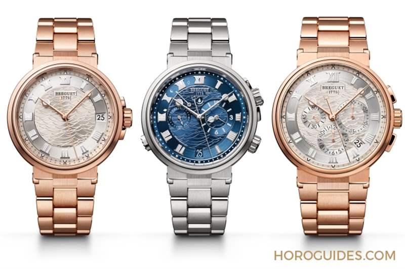 BREGUET - 宝玑Marine跟上金属链带潮！ 三款Marine链带款全新登场