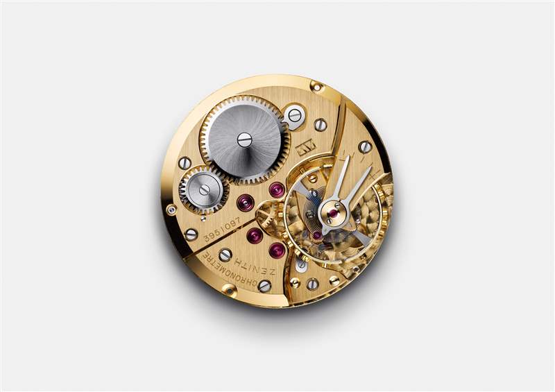 Calibre 135-O机芯(图片来源:ZENITH) 史上夺最多天文台精密计时奖ZENITH机芯大师修复超限量10枚新作-复刻表