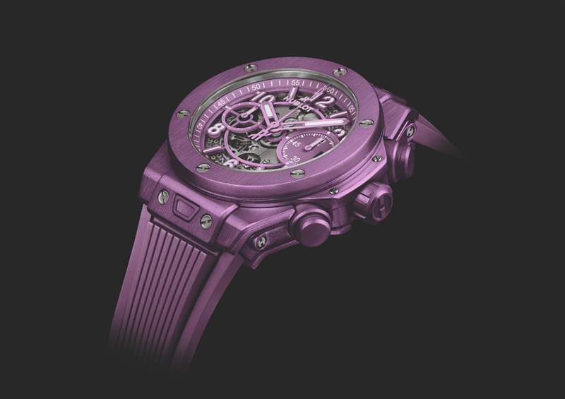 HUBLOT紫色狂迷延续为夏日活力而设计的最新BIG BANG UNICO-复刻表