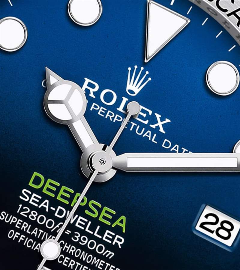 镜面加上了防反光涂层，让面盘上的资讯看起来更清晰。 （Rolex）