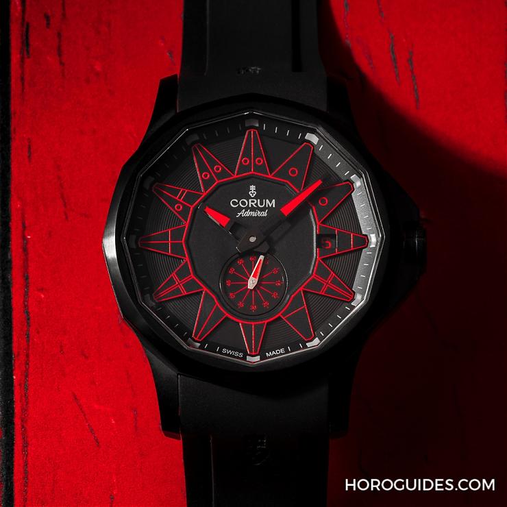 CORUM - 黑潮涌現(xiàn)，五色齊發(fā)｜Corum Admiral 42 Automatic Full Black