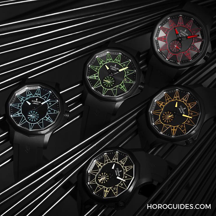 CORUM - 黑潮涌現(xiàn)，五色齊發(fā)｜Corum Admiral 42 Automatic Full Black