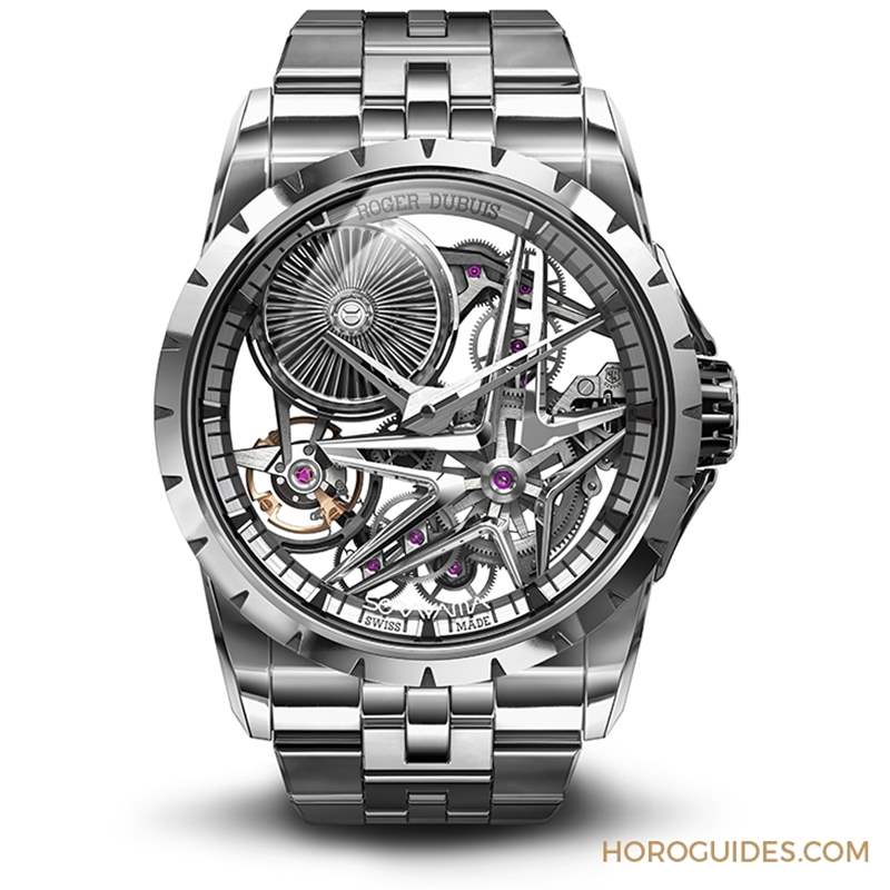 ROGER DUBUIS - 這款自動盤轉起來很迷幻！ Roger Dubuis攜手空山基推出Excalibur Sorayama Monobalancier腕表