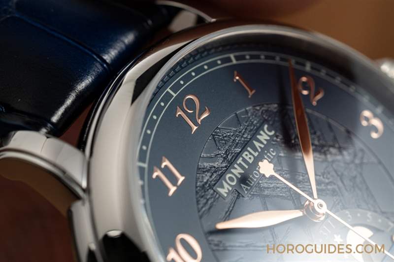 MONTBLANC - 冰川纹蓝面，暮色下的白朗峰顶印象｜Montblanc明星传承系列限量新作