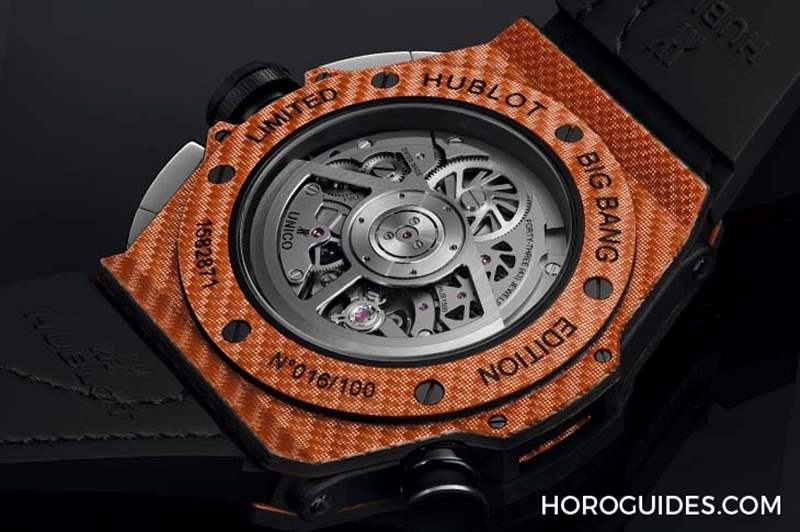 HUBLOT - 橘色、超轻量、可计杆数，Hublot Big Bang Unico高尔夫球表新色亮相