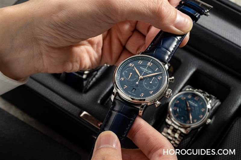 MONTBLANC - 冰川纹蓝面，暮色下的白朗峰顶印象｜Montblanc明星传承系列限量新作