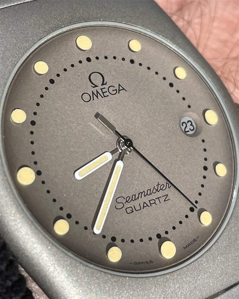 有錶友在IG分享Seamaster Recife，讓人驚覺最平價的歐米茄早在30多年前就出現過了。（IG@steviemac1040）