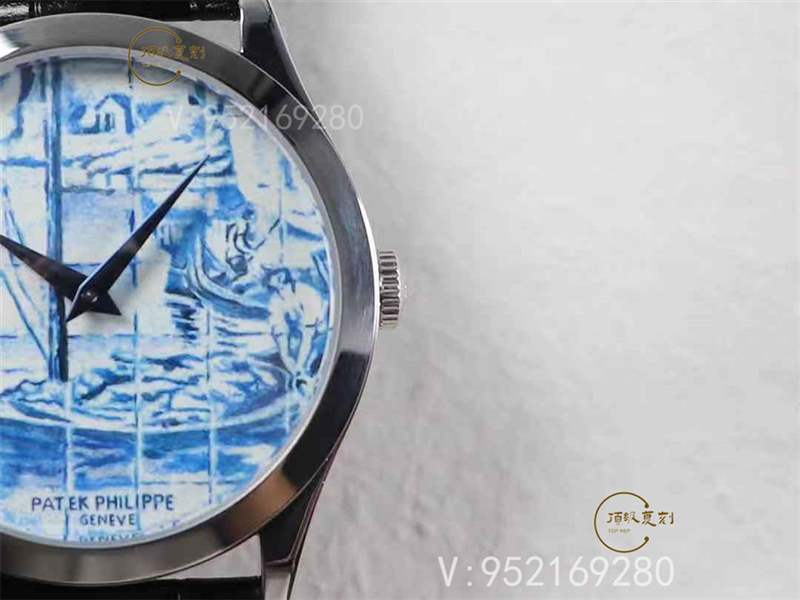 FL厂百达翡丽5089G「太加斯河上垂钓」珐琅工艺复刻表做工怎么样-复刻表
