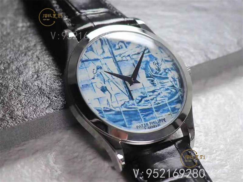 FL厂百达翡丽5089G「太加斯河上垂钓」珐琅工艺复刻表做工怎么样-复刻表