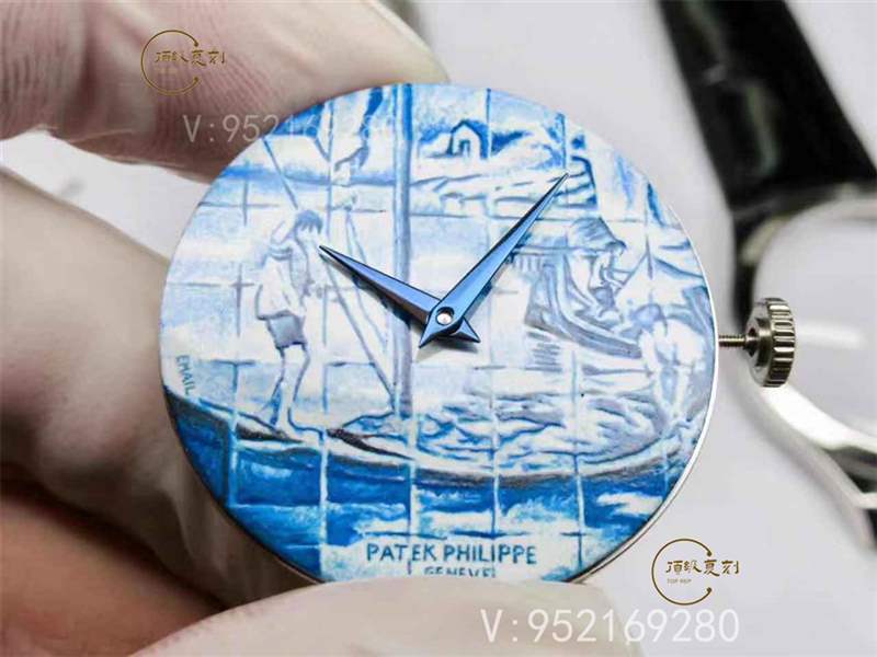FL厂百达翡丽5089G「太加斯河上垂钓」珐琅工艺复刻表做工怎么样-复刻表