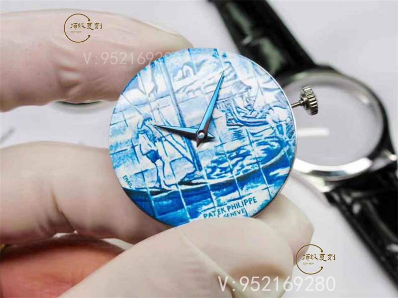 FL厂百达翡丽5089G「太加斯河上垂钓」珐琅工艺复刻表做工怎么样-复刻表