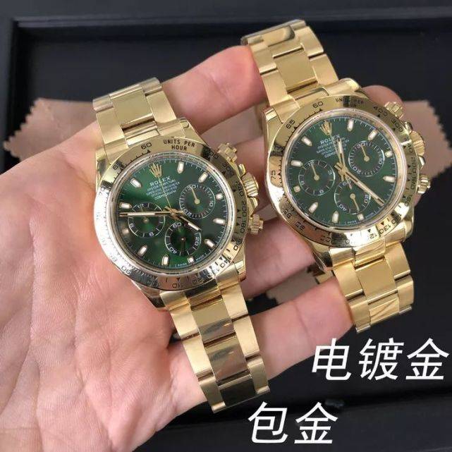 N厂绿金迪「4130机芯」对比AR厂绿金迪更完美-复刻表