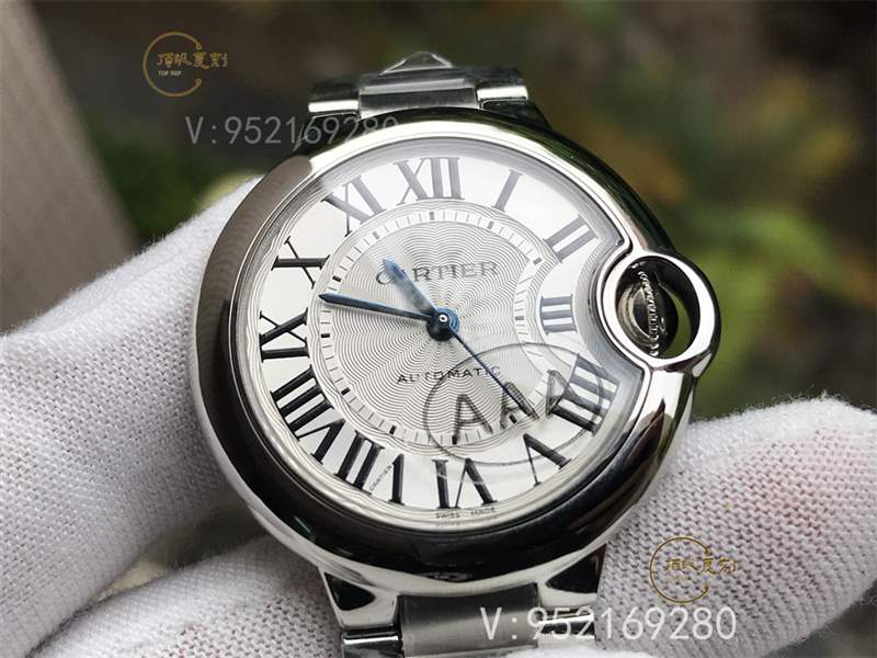 V6厂蓝气球-V6厂卡地亚蓝气球33mm机械女表复刻做工怎么样-复刻表