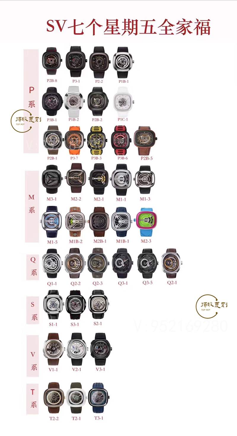 SV厂SevenFriday七个星期五复刻做工怎么样,大块头代表作-复刻表