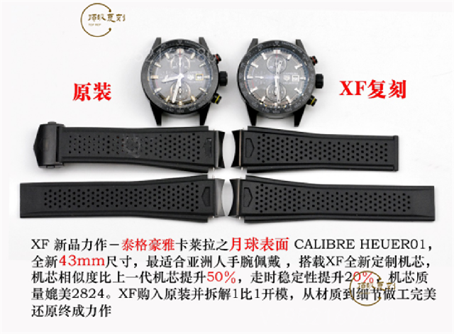 XF厂泰格豪雅卡莱拉01月球表面复刻表真假对比正品评测-复刻表
